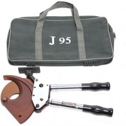 Forsage F-D95J Кабелерез ручной с телескопическими ручками(медь/аллюминий/армированный кабель3х185мм2)в сумке - фото