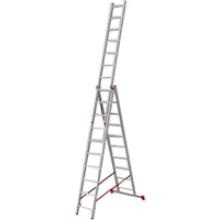 Лестница алюм. 3-х секц. 250/631/264см 3х10 ступ., 15,3кг PRO STARTUL (ST9942-10) - фото