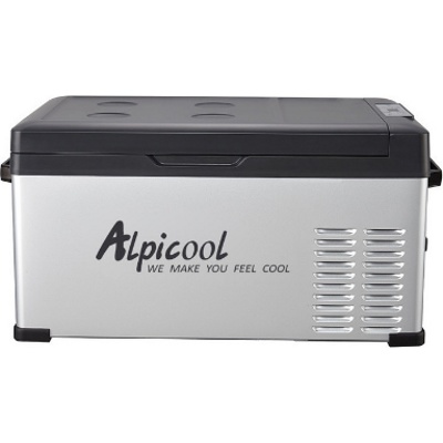 Компрессорный автохолодильник ALPICOOL C25 (25 л.) 12-24-220В черный
