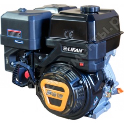 Двигатель бензиновый LIFAN KP420 3А (190F-T 3А) (17 л.с., 4-хтактный, одноцилиндровый, с воздушным охлаждением, вал 25 мм, объем 420см?, ручной стартер, катушка 3А, вес 34 кг) - фото